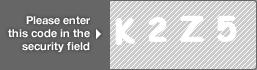 captcha code for visual authentication  letter K number 2 letter Z number 5